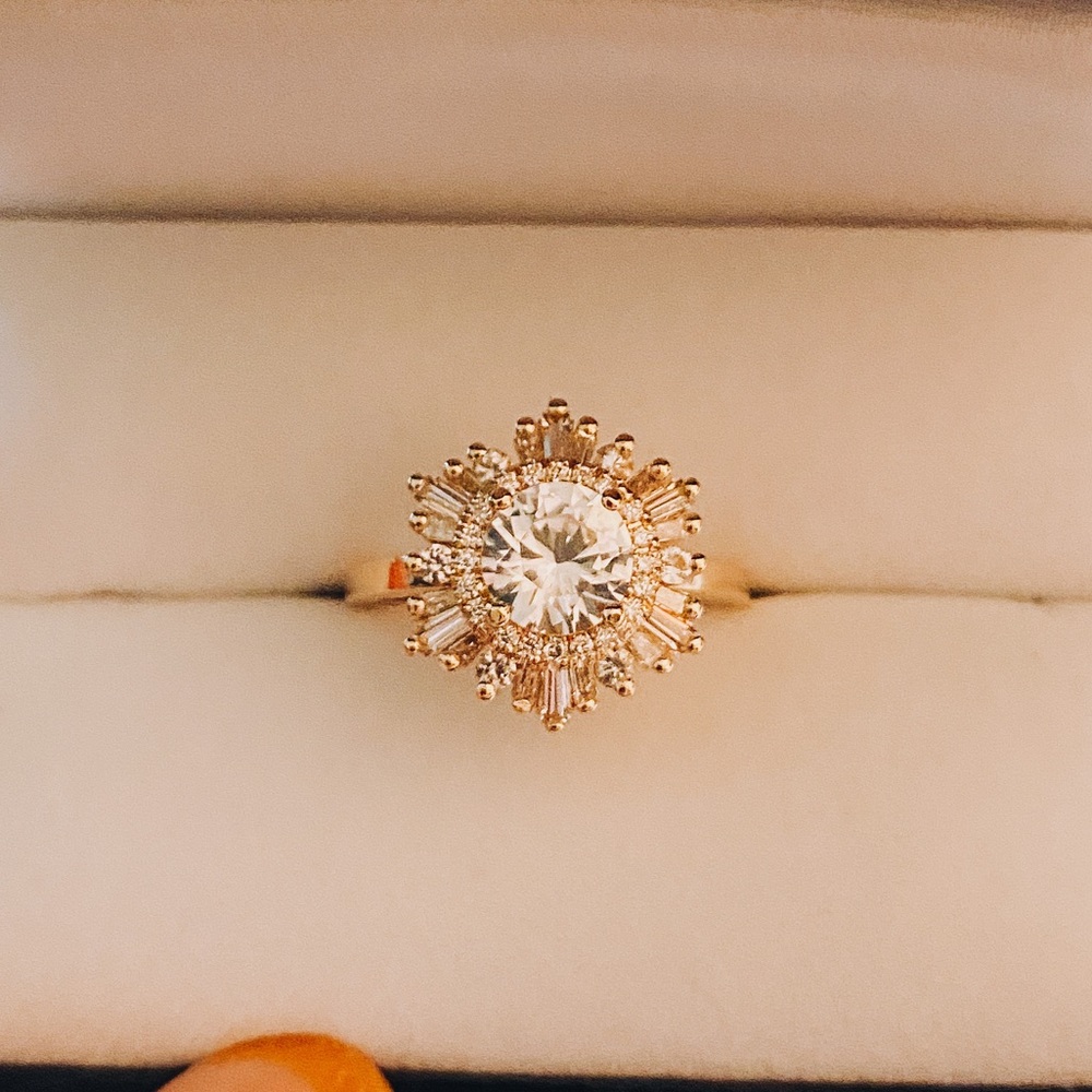 Heidi Gibson Hexagon Gatsby Ring